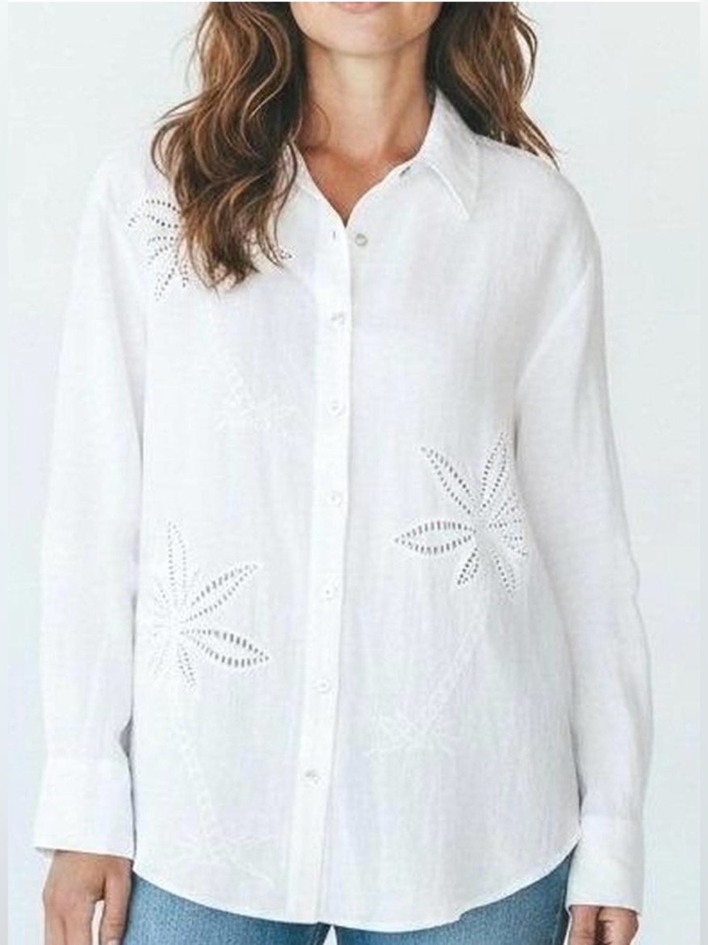 Calypso St Barth Embroidered Top